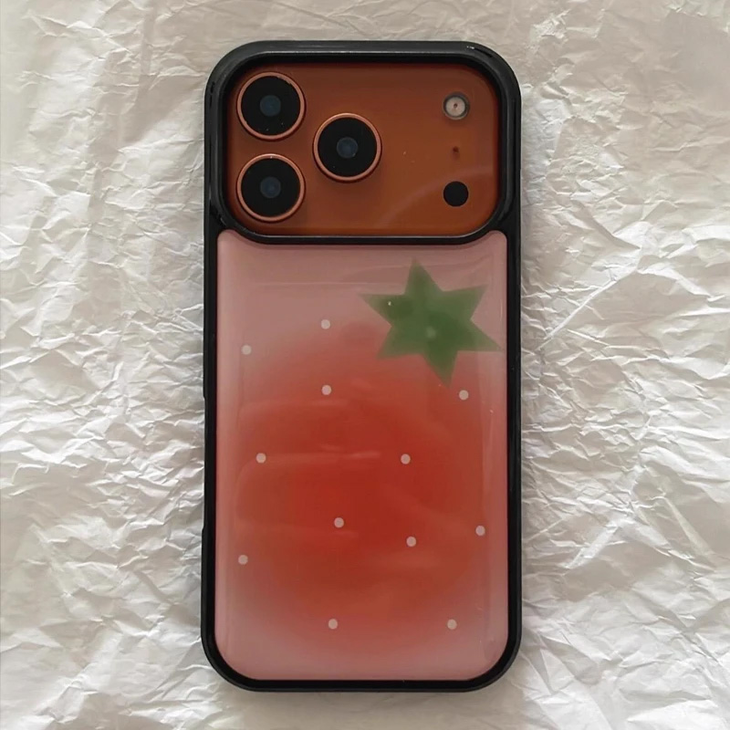 Phone Cases Highpoint - トレンド感あふれる個性的なウェーブポイントピンクスター柄iPhoneケース（iPhone17/16/15/14/13/12/11Pro Max Plus対応）ハイエンドミニマリズムバックカバー