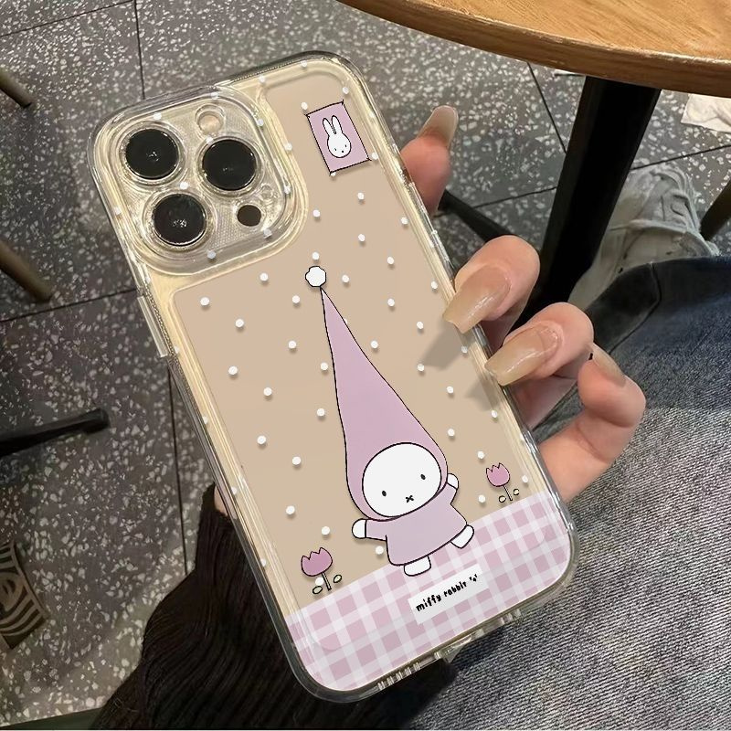 Phone Cases Highpoint - アニメ漫画ミッフィー ハイポイントハット付きスマホケース iPhone 17 16 15