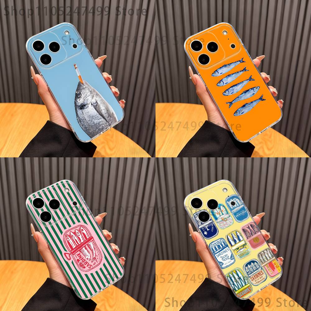 Phone Cases You Can Customize - イワシ缶詰デザインのiPhoneケース iPhone 14 16 12 15