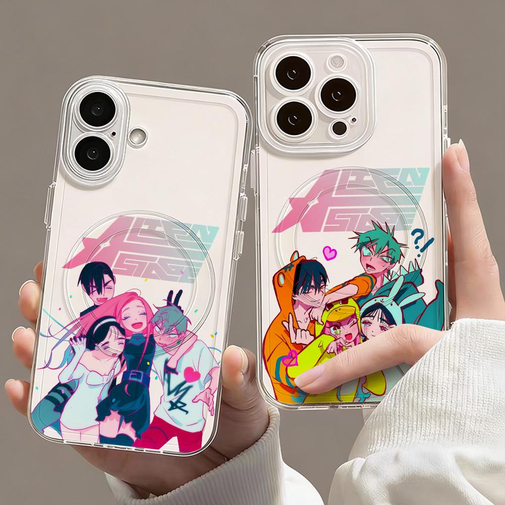 Phone Cases Clear - アニメA-Alien Stageスマホケース マグネット式クリアケース iPhone 17 16