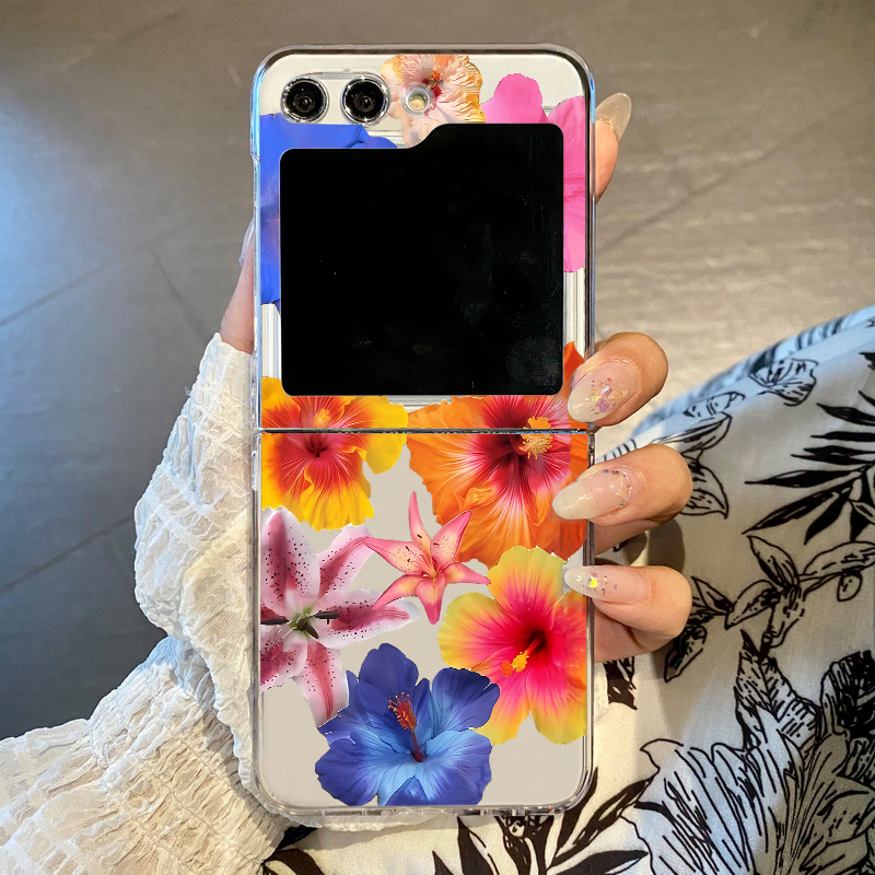 Phone Cases Z Flip 6 - リアルな花柄プリントのSamsung Galaxy Z Flip7 FE Flip6