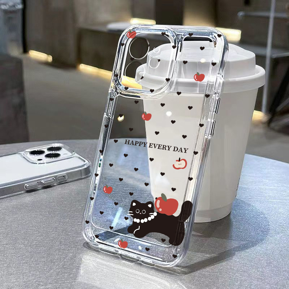 Phone Cases Cat - 可愛い黒猫のスマホケース Samsung A57 A56 5G A17