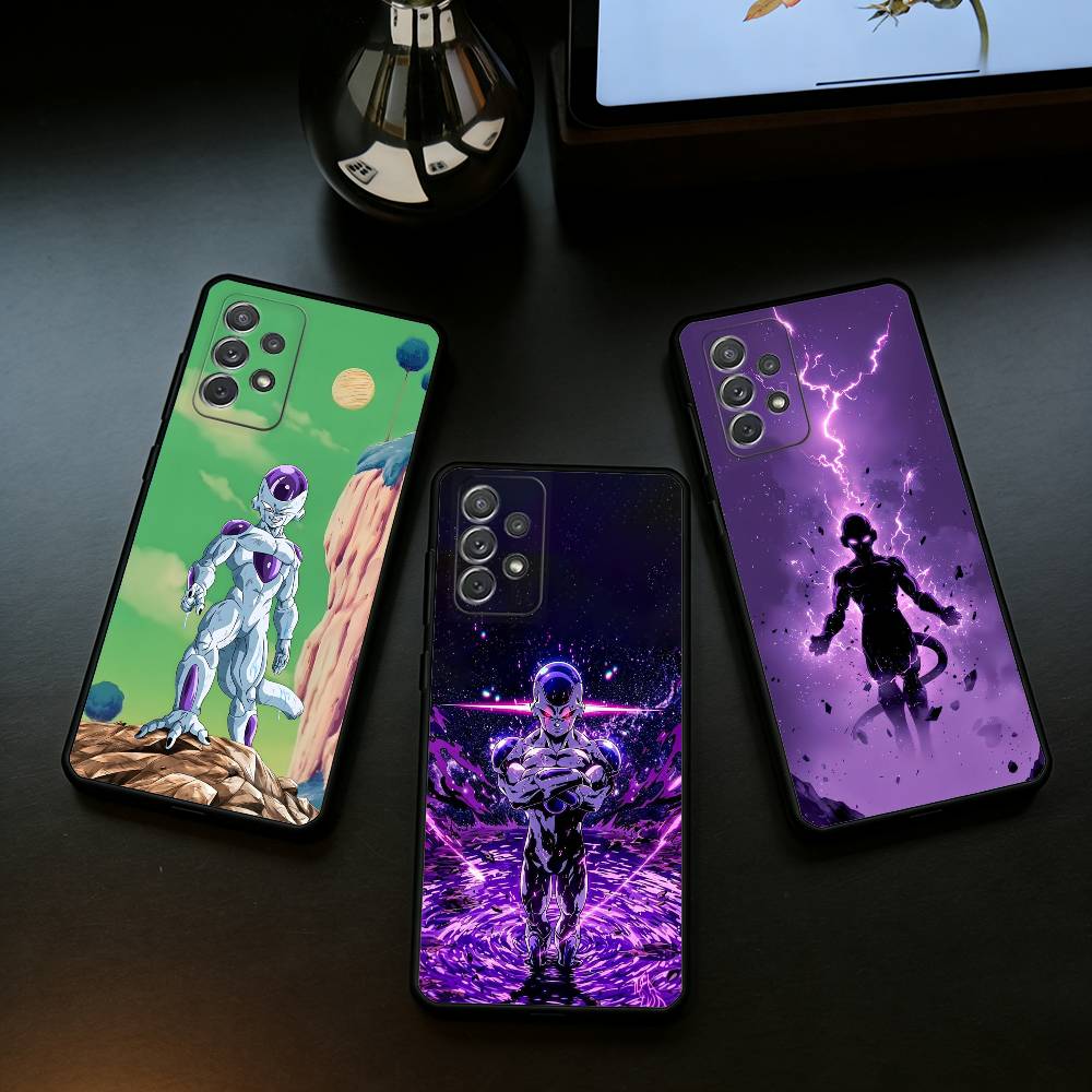 Phone Cases Za - F-Freeza-ZA 電話ケース Samsung Galaxy A73、A72、A71、A70、A53、A52、A51 用、ソフトシリコンブラックカバー