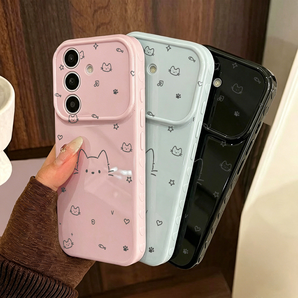 Phone Cases Cat - 可愛い猫柄スマホケース Samsung A56 5G A16 A36