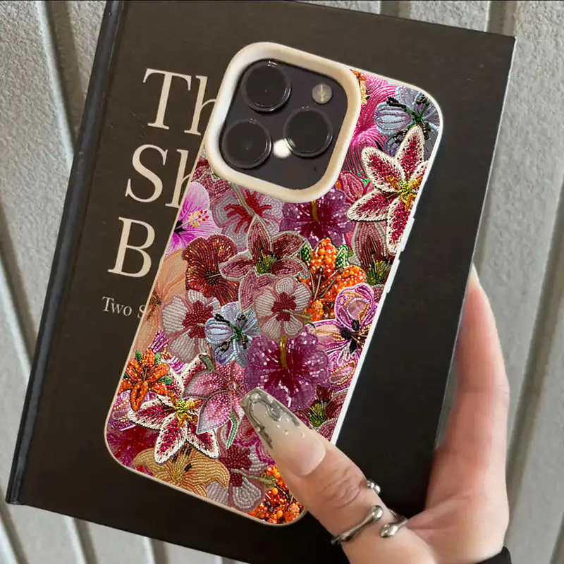 豪華なビーズフラワーライチテクスチャのiPhoneケース i - Phone Cases Iphone 13 のレビューと価格