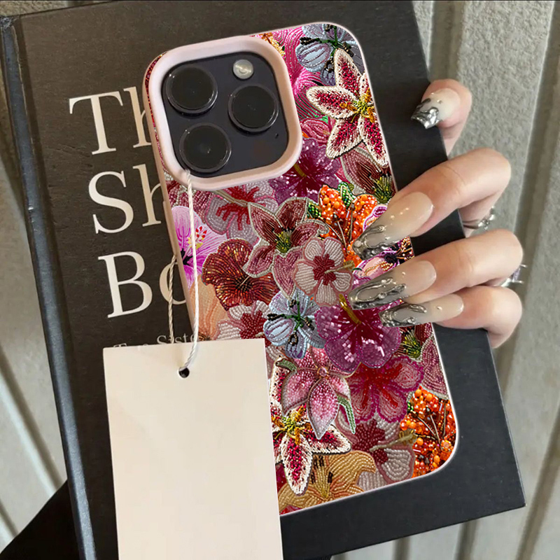 豪華なビーズフラワーライチテクスチャのiPhoneケース i - Phone Cases Iphone 13 のレビューと価格