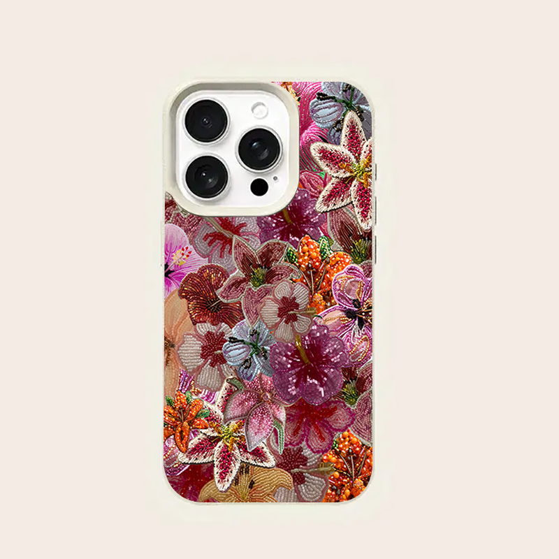 豪華なビーズフラワーライチテクスチャのiPhoneケース i - Phone Cases Iphone 13 のレビューと価格