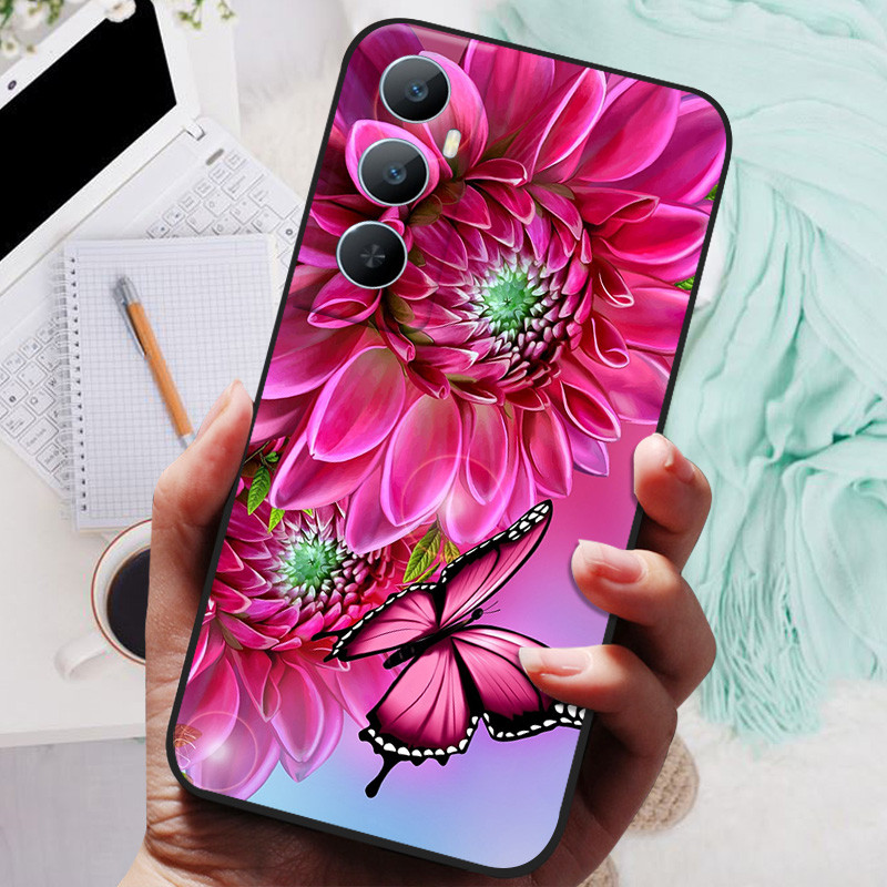 Realme C65 4 グラムケースシリコン TPU 黒バ - Phone Cases Rimowa のレビューと価格