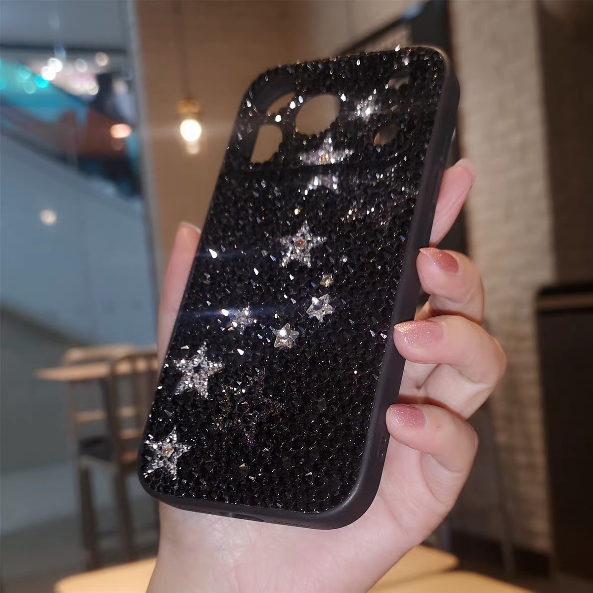 iPhoneに適しています。 高級クリスタル製五芒星型スマホ - Phone Cases Highpoint のレビューと価格