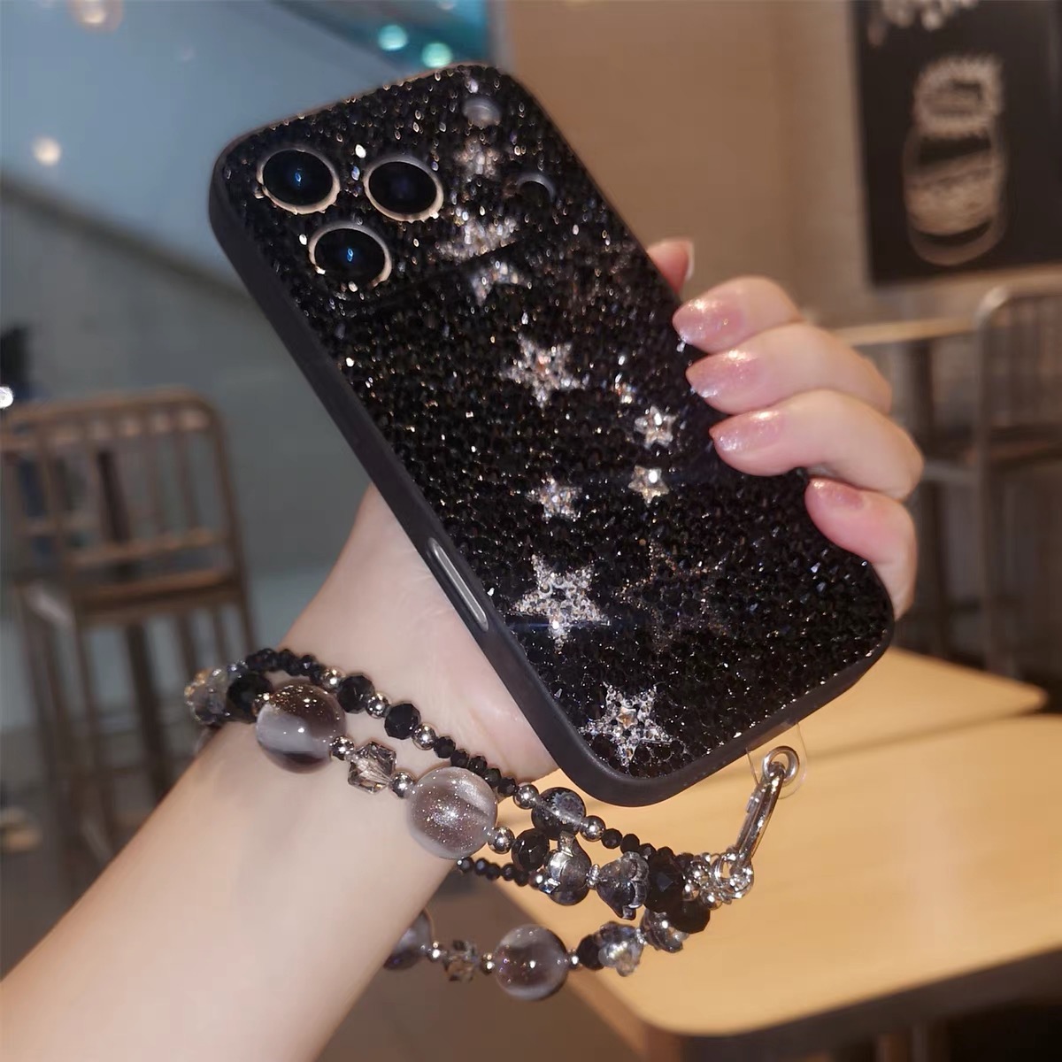iPhoneに適しています。 高級クリスタル製五芒星型スマホ - Phone Cases Highpoint のレビューと価格