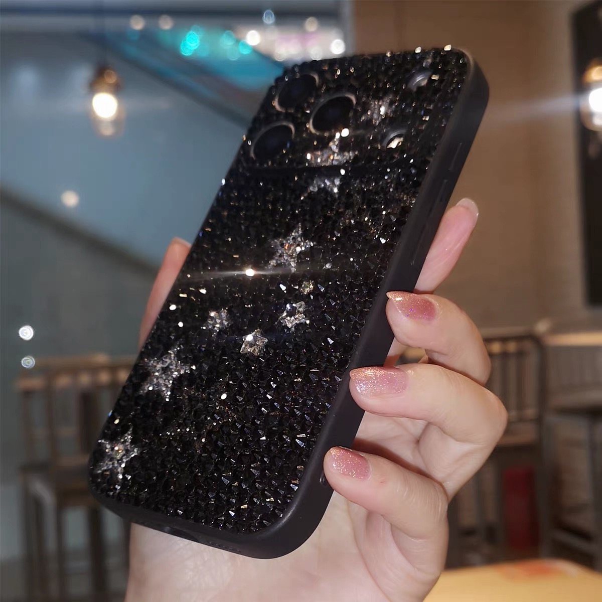 iPhoneに適しています。 高級クリスタル製五芒星型スマホ - Phone Cases Highpoint のレビューと価格