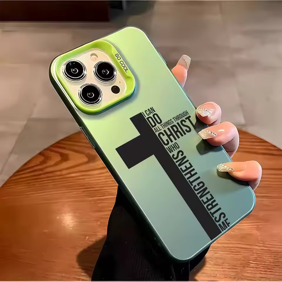 指紋防止クロス聖書柄iPhoneケース iPhone 17  - Phone Cases Iphone 17 Pro Max のレビューと価格
