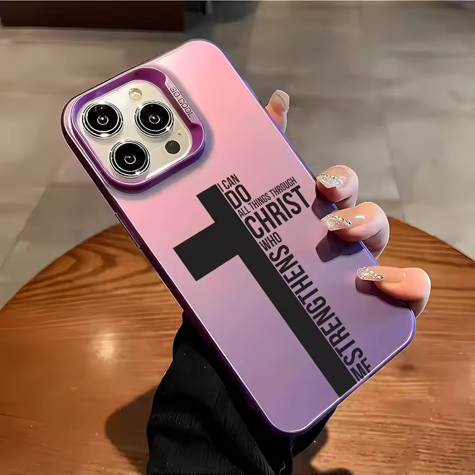 指紋防止クロス聖書柄iPhoneケース iPhone 17  - Phone Cases Iphone 17 Pro Max のレビューと価格