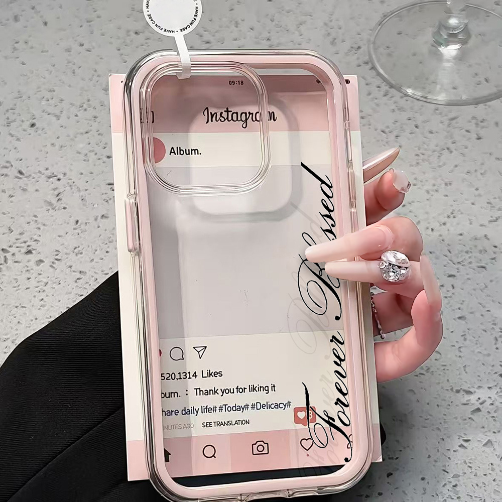 永遠に祝福されたシンプルで透明なiPhoneケース iPho - Phone Cases Clear のレビューと価格