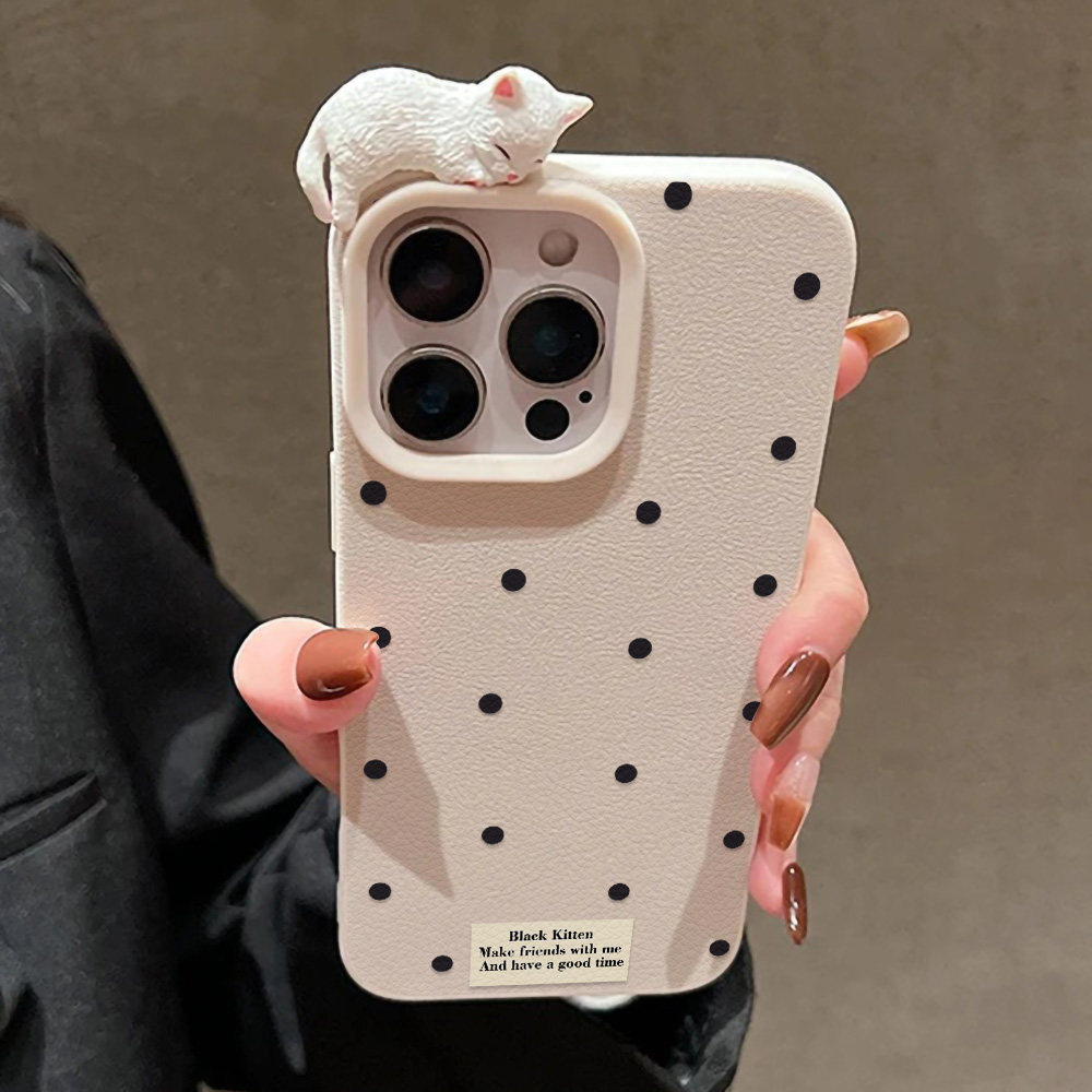 かわいい3D猫ドットケース iPhone 17 Air 17 - Phone Cases Cat のレビューと価格