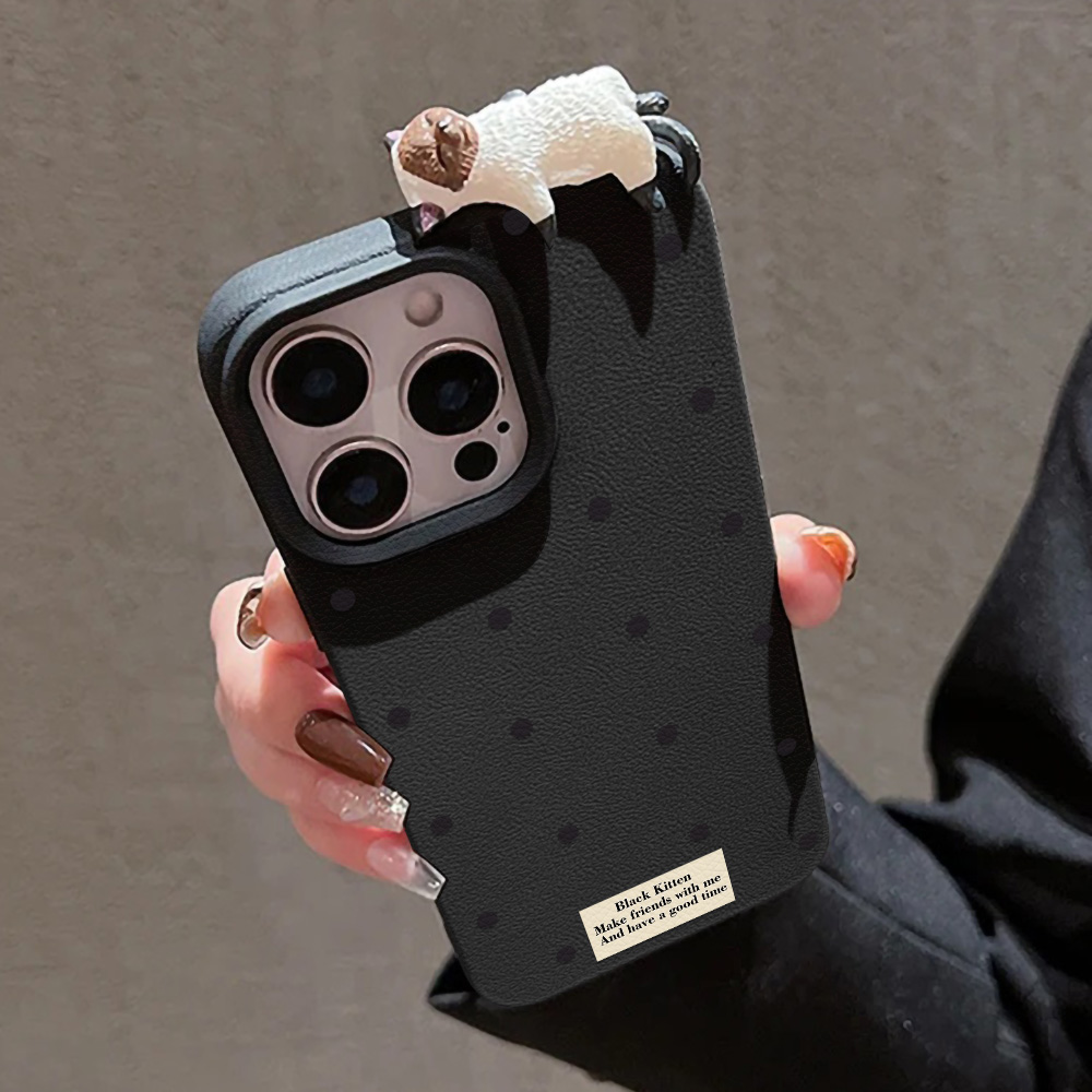 かわいい3D猫ドットケース iPhone 17 Air 17 - Phone Cases Cat のレビューと価格
