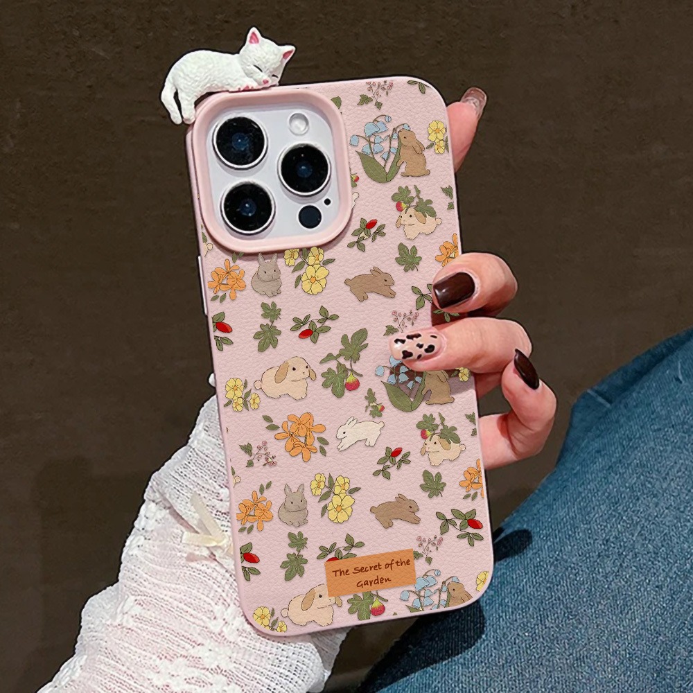 3Dキュートな猫、犬、ウサギ柄のスマホケース Xiaomi  - Phone Cases Cat のレビューと価格
