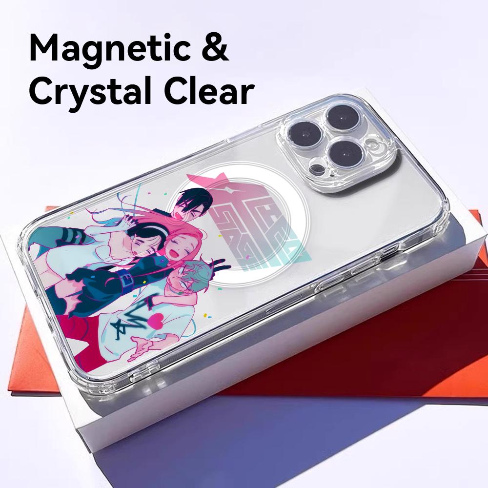 アニメA-Alien Stageスマホケース マグネット式ク - Phone Cases Clear のレビューと価格