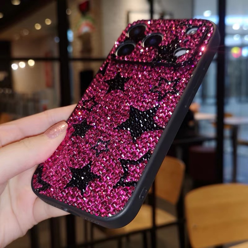 iPhone対応、高級クリスタル五芒星型スマホケース、落下か - Phone Cases Highpoint のレビューと価格