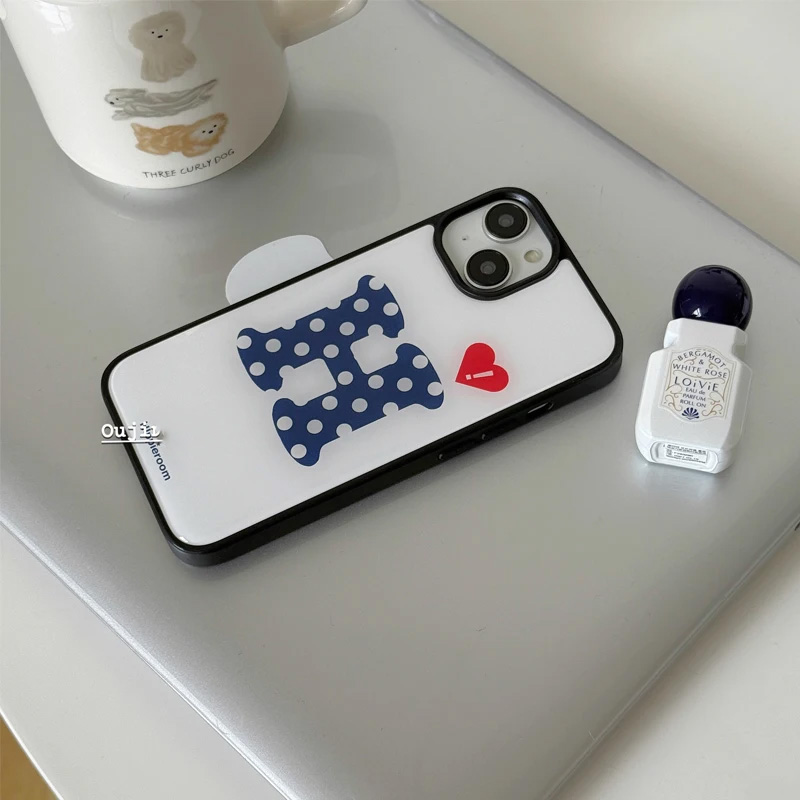 トレンドの韓国風INSクリエイティブウェーブポイントラブレタ - Phone Cases Highpoint のレビューと価格