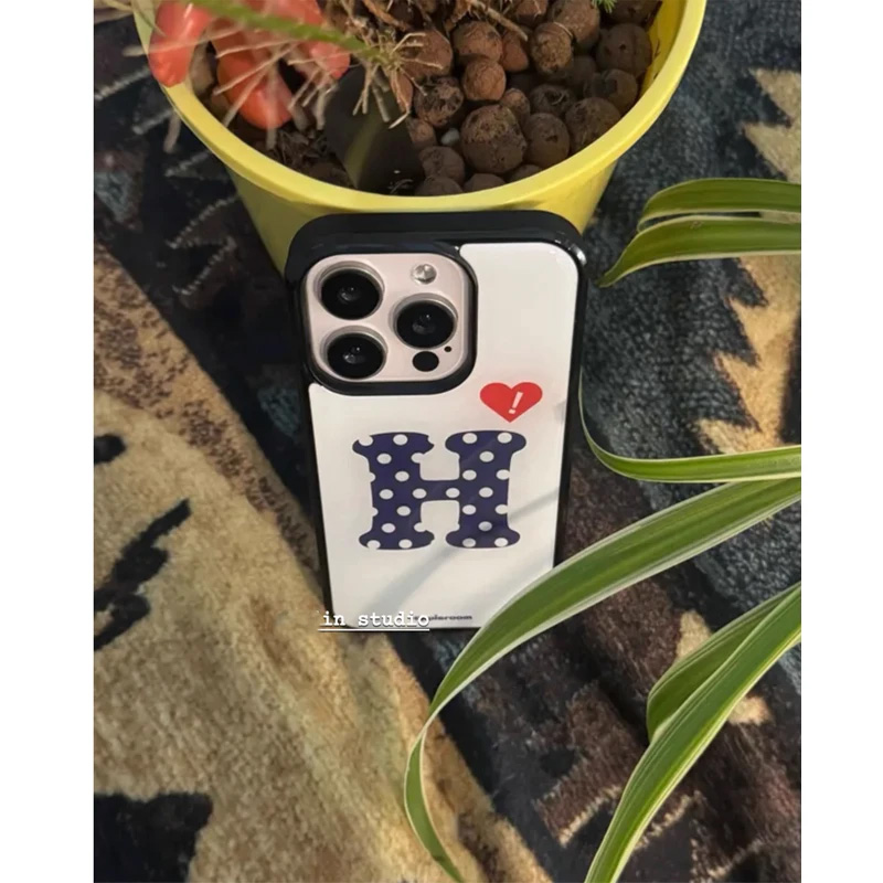 トレンドの韓国風INSクリエイティブウェーブポイントラブレタ - Phone Cases Highpoint のレビューと価格