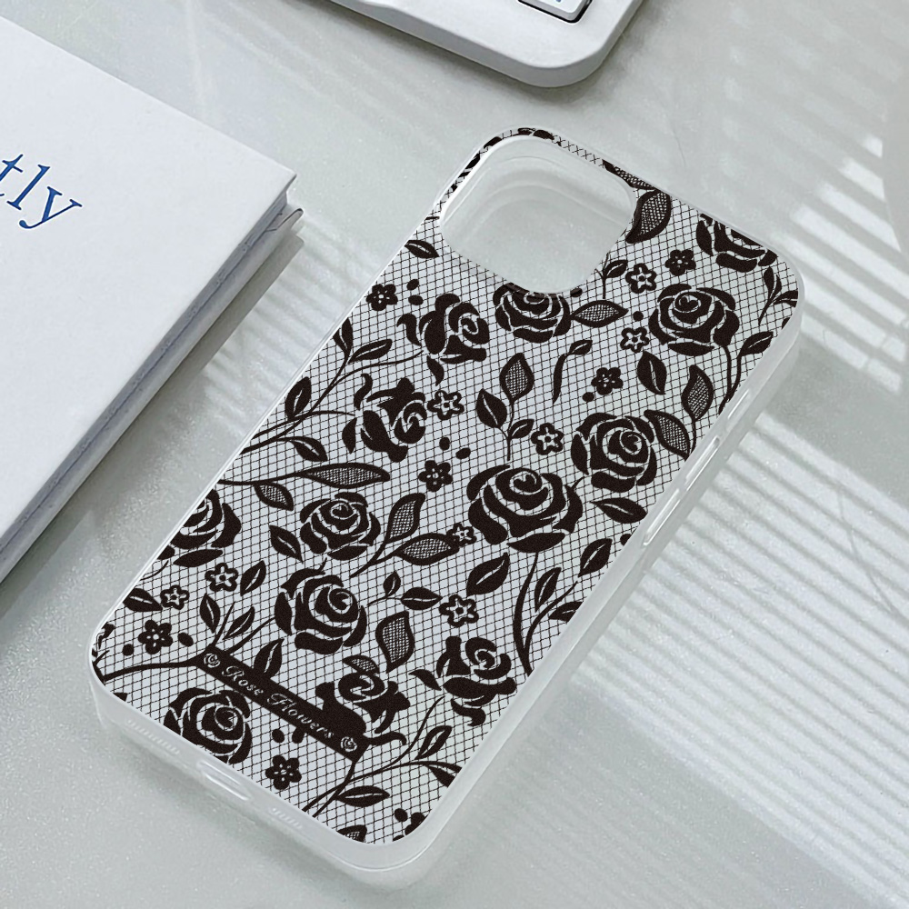 ローズ柄シリコン製iPhoneケース iPhone 18 P - Phone Cases Durable のレビューと価格