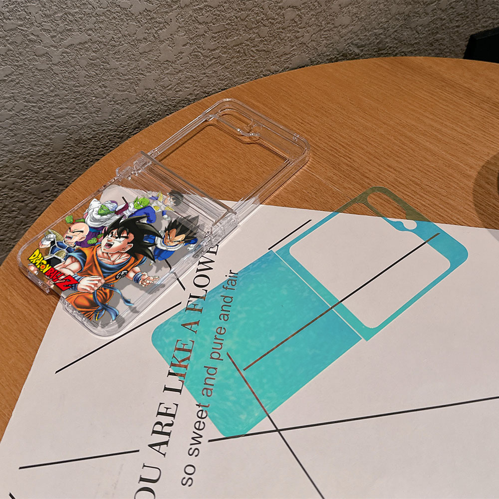 ファッションジャパンアニメドラゴンボール悟空サイヤ人透明スマ - Phone Cases Z Flip 6 のレビューと価格