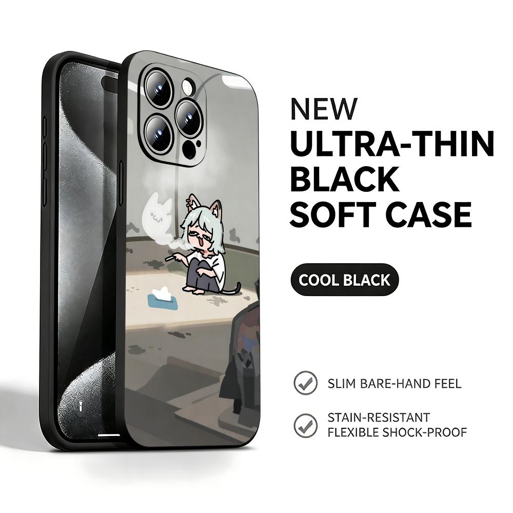 チェインスモーカーキャットアニメホットフォンケース iPho - Phone Cases Cat のレビューと価格