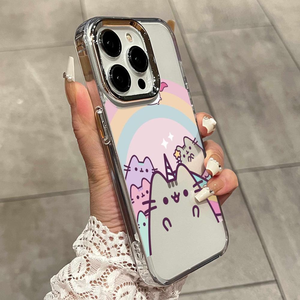 漫画プシーン猫マット透明クリア耐衝撃スマホケース iPhon - Phone Cases Cat のレビューと価格