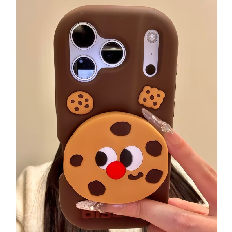 3D漫画風可愛いビスケットベアのiPhoneケース iPho - Phone Cases Cool Girl のレビューと価格