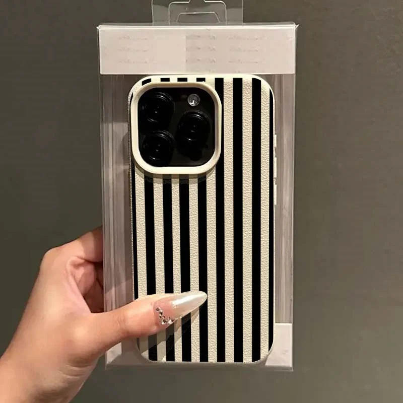 カラフルストライプミニマリストINSカップル携帯ケース iP - Phone Cases Durable のレビューと価格