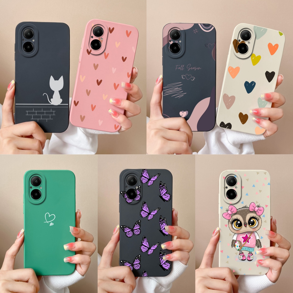 Realme C67 電話ケース楽しい蝶カメラ保護ソフト液体 - Phone Cases Rimowa のレビューと価格