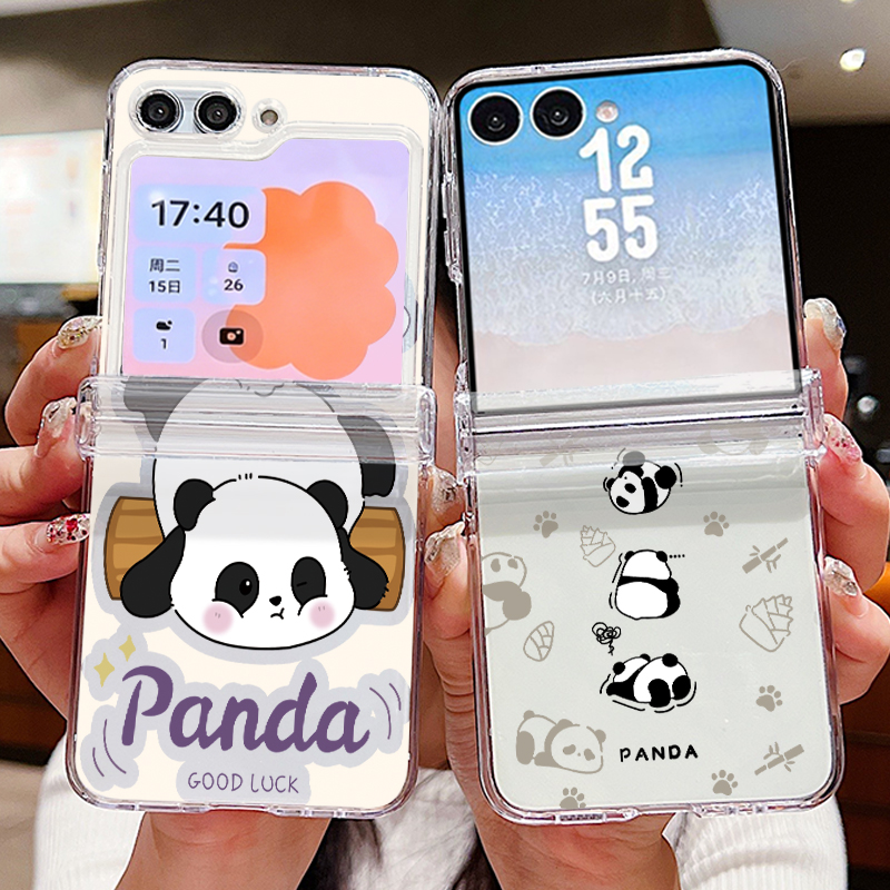 漫画パンダ柄スマホケース Samsung Galaxy Z  - Phone Cases Z Flip 6 のレビューと価格