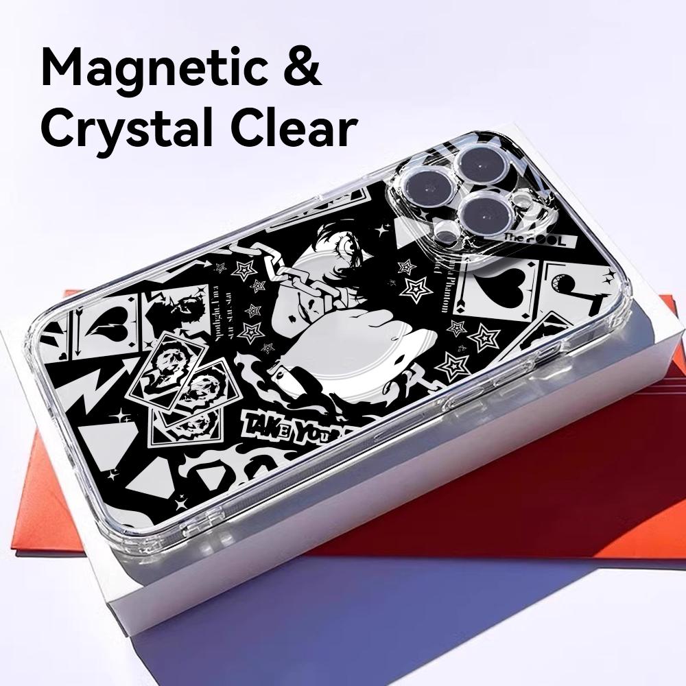 ゲームP-Persona 5 スマホケース マグネット式クリ - Phone Cases Clear のレビューと価格