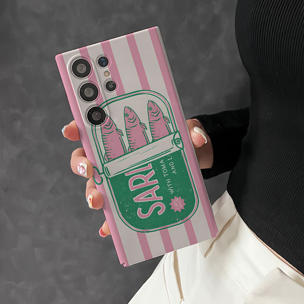 ヴィンテージサルディン缶デザインのSamsung Galax - Phone Cases You Can Customize のレビューと価格