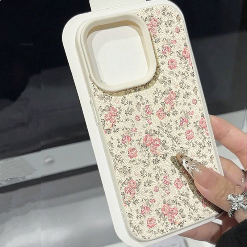 愛らしい女の子の花柄ホワイトクラシックソフトフォンケース i - Phone Cases Cool Girl のレビューと価格