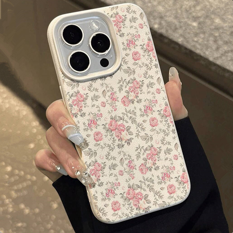 愛らしい女の子の花柄ホワイトクラシックソフトフォンケース i - Phone Cases Cool Girl のレビューと価格
